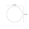 Circle Business Cards - Printed Front and Back (2.5" dia)