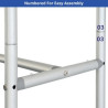 Skytube Hexagon Hanging Sign Package (10' x 5')