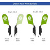 Backpack Flags - U Shape - Single Sided Package (18.89" x 39.63")