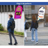 Backpack Flags - U Shape - Single Sided Package (18.89" x 39.63")
