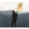Backpack Flags - U Shape - Single Sided Package (18.89" x 39.63")