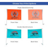 Car Flags Package, (Premium Double sided Printing) - 18" x 12"