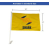 Car Flags Package, (Premium Double sided Printing) - 18" x 12"