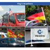 Car Flags Package, (Premium Double sided Printing) - 18" x 12"