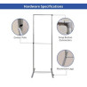 Economy Fabric Display Stands (4' x 6.5ft)