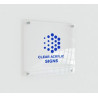 Clear Acrylic Sign (1' x 1ft/Sqft)