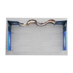 20' Magnetic Modular Fabric Displays U Shape (Single Sided)