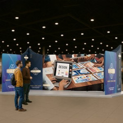 20' Magnetic Modular Fabric Displays U Shape (Single Sided)