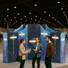 16.4x16.4' Magnetic Modular Fabric Displays Island Shape (Double Sided)