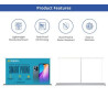 Silverstep Tabletop 60'' Retractable Banner Stand - Standard Fabric (Graphic only)