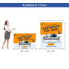 Silverstep Tabletop 60'' Retractable Banner Stand - Standard Fabric (Graphic only)
