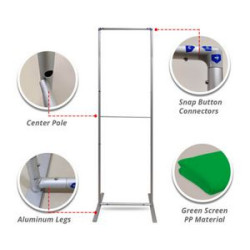 Economy Green Screen Backdrop Stands