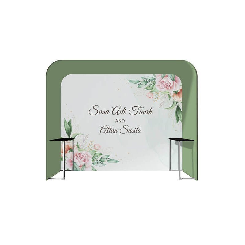 Square Arch Fabric Display, Double Sided (10' x 8ft)