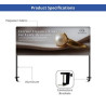 Table Top Banner - Half Display Package, Double Sided (4.2' x 1.64ft)