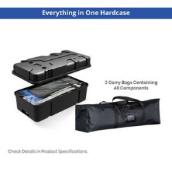 10' Inline Trade Show Booth – Modular Display with Backwall, Counter & LED Package