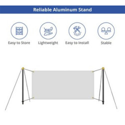 10' x 4' EZ-Post Banner Stands Package (With UV Print)