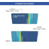 Fitted Table Covers - Zipper Back, Standard Polyester Fabric (4' x 2.5')