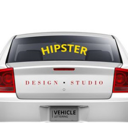 Vehicle Lettering 12" x 12"/Sqft)