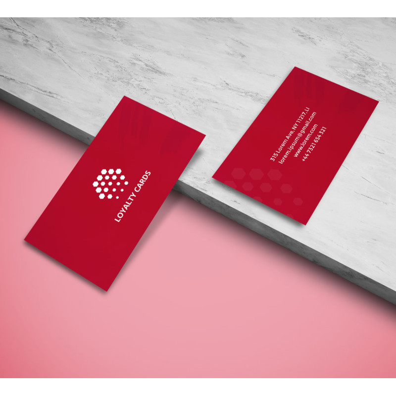 Loyalty Cards - 2" x 2" (Printed Front and Back)