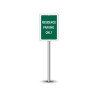 Reflective Reserved Parking Signs (1' x 1ft) SQFT