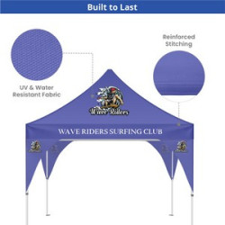 Custom Beach Canopy - Steel Hardware with Eco Friendly Fabric