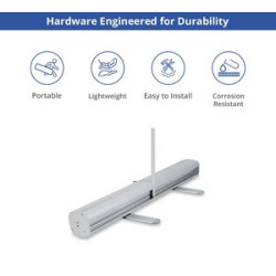 Economy Roll up Stand - Hardware only