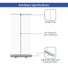 Economy Roll up Stand - Hardware only