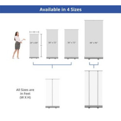 Economy Roll up Stand - Hardware only