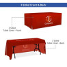 Open Corner Table Covers - 3 Sided (6' x 2.5ft)