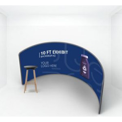 10' Exhibit Backdrop H2 Package (10' x 5ft)