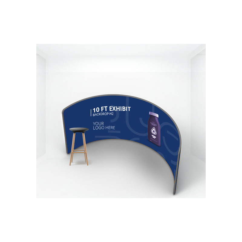 10' Exhibit Backdrop H2 Package (10' x 5ft)