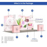 20' Inline Trade Show Booth – Tension Fabric Display with Podium