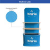 Fabric Backwall Display Rack package(2.75' x 4.6')