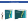 8' x 8' Fabric Pop Up Curved Display Package (With LED light)