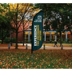 Feather Flag-2Sided with spike base Package (1.55' x 5.5Ft)