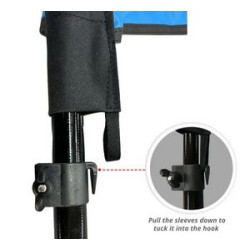 Feather Flag-2Sided with spike base Package (1.55' x 5.5Ft)