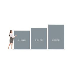 Silverstep 60" Retractable Banner Stand Package with Sliver light 50W x 2