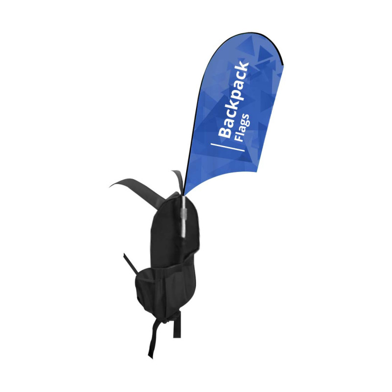 Backpack Flags - U Shape - Double Sided Package (18.89" x 39.63")