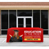 Premium Full Color Table Covers & Throws - 3 Sided (4' x 2.5')