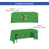 Premium Full Color Table Covers & Throws - 3 Sided (4' x 2.5')