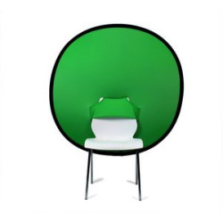Pop Up Green Screen Webcam Backdrop (48")