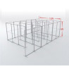 SEG Portable S Shape Queuing Panel (12' x 6ft)
