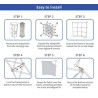 Fabric Pop Up Curved Display (Hardware only)