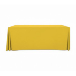 Solid Color Table Throws, 3 Sided (4' x 2.5')