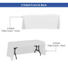 Solid Color Table Throws, 3 Sided (4' x 2.5')