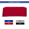 Solid Color Table Throws, 3 Sided (4' x 2.5')