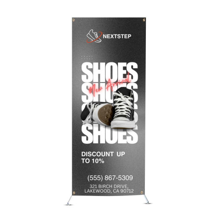 Multifunctional Adjustable X-Banner Stand Package (2' x 6ft)