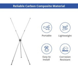 Multifunctional Adjustable X-Banner Stand Package (2' x 6ft)