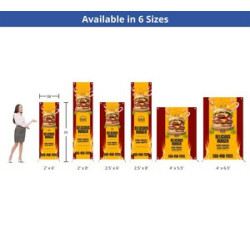 Multifunctional Adjustable X-Banner Stand Package (2' x 6ft)