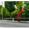 Red with Black Arms Inflatable Tube Man